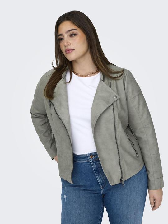 Image du produit Only Curvy Biker Veste en cuir synthétique (46)