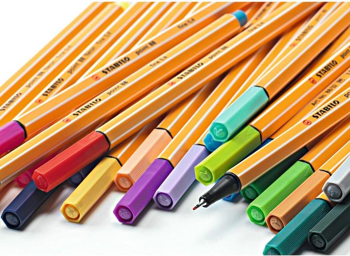 Produktbild STABILO point 88 Fineliner (Mehrfarbig, 20 x)