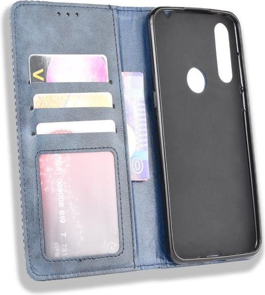 Image du produit MU Classic Série de couvertures de livre en cuir rétro (1S (2020), Alcatel 3X (2020))