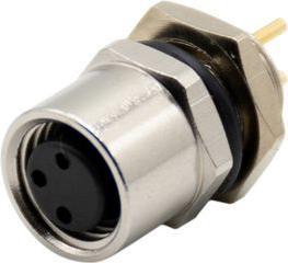 Produktbild RND Electronics M8 Runder Sensorsteckverbinder, Gerade, Steckbuchse, 3 Pole, A-kodiert, Gelötet