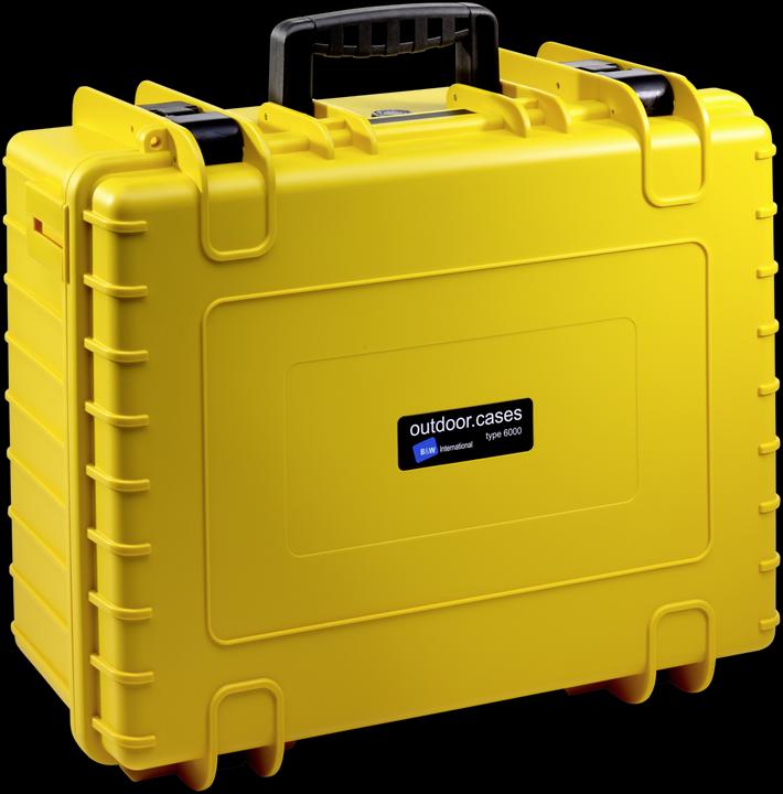 Actual product image B&W International Outdoor Case Type 6000 with foam inlay (Photo case, 32.60 l)