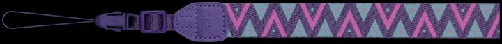 Fujifilm Instax strap purple / triangles (Wrist strap)