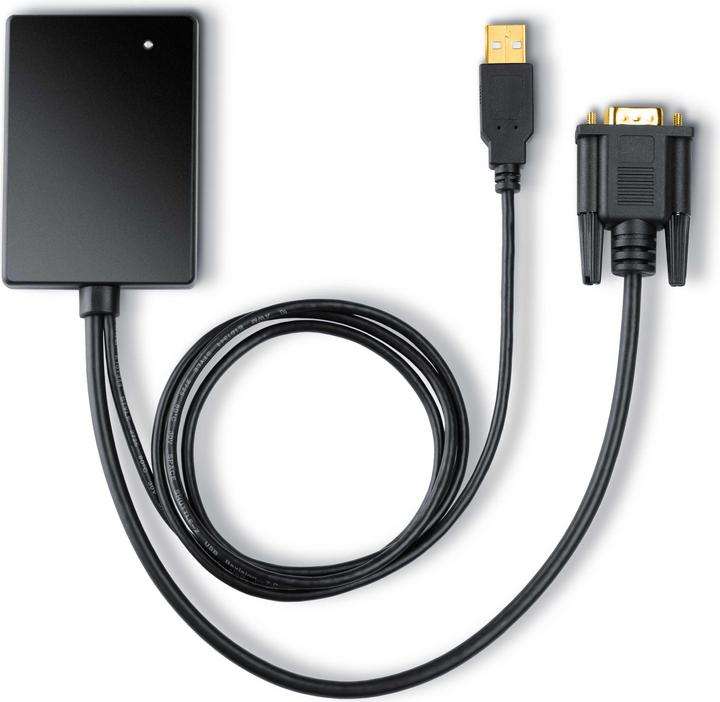 Actual product image CSL VGA to HDMI Adapter 1080p Full HD, Converter, Male to Female (VGA, USB 2.0, 15 cm)