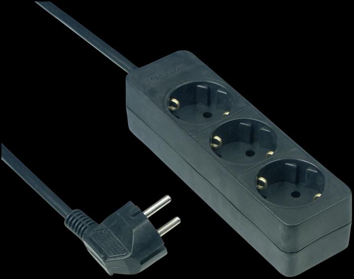 Actual product image REV Table socket 3-fold 3.0 m (3 x, CEE 7/5, 3 m)