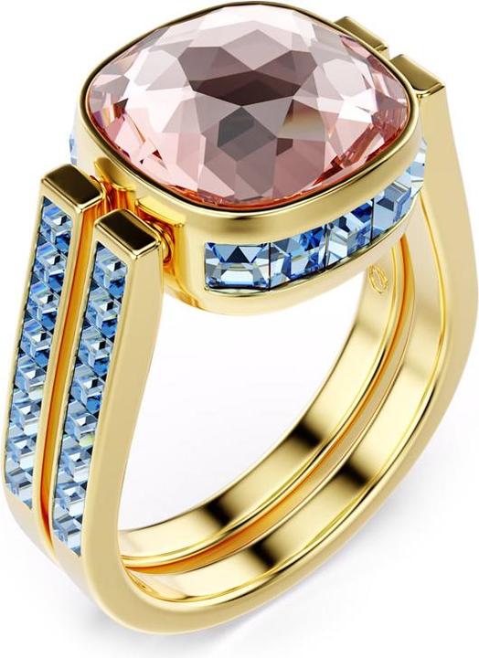 Swarovski Chroma Ring Kissenschliff Mehrfarbig Gold (55)