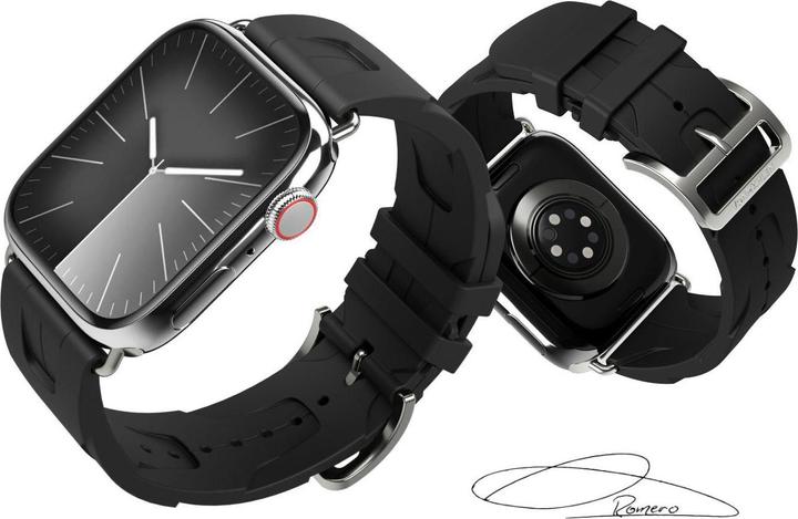 Image du produit Vonmählen Armband A. R. Exclusive Apple Watch 38/40/41 mm Schwarz (Silicone)