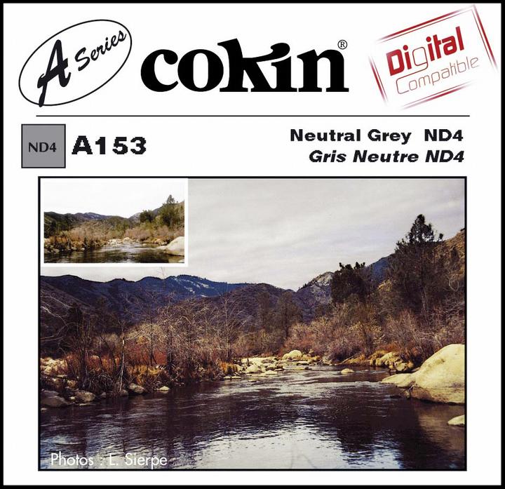 Actual product image Cokin Filter A153 ND 4 (62 mm, Neutral density filter, 67 mm)