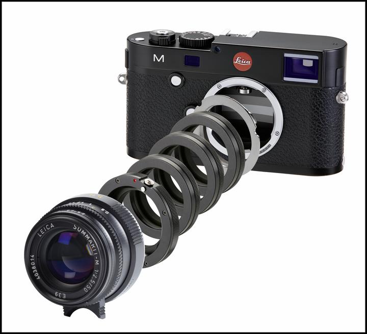 Produktbild Novoflex Visoflex II/III an Leica M Zwischenringsatz