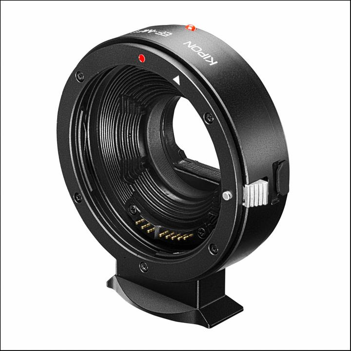 Actual product image Kipon AF Adapter for Canon EF to MFT with Support