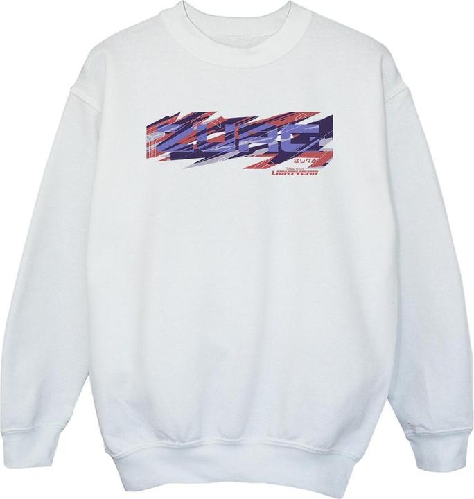 Actual product image Disney Girls Lightyear Zurg Graphic Title Sweatshirt (128)