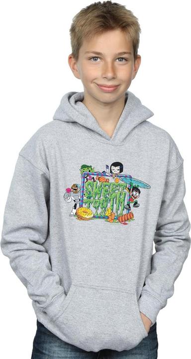 Immagine prodotto Teen Titans Go Sweet Tooth Felpa con Cappuccio Ragazzi (152, 158)