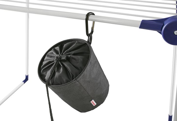 Image du produit Leifheit Sac à pinces à linge avec mousqueton et cordon de serrage