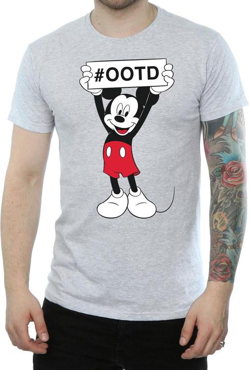 Actual product image Disney Mens Mickey MouseOutfit Of The Day T-Shirt (M)