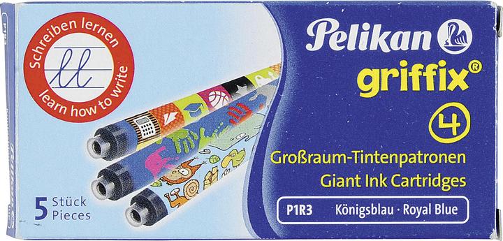 Productafbeelding Pelikan Griffix inktpatronen met grote capaciteit (Inkwell, Koningsblauw)