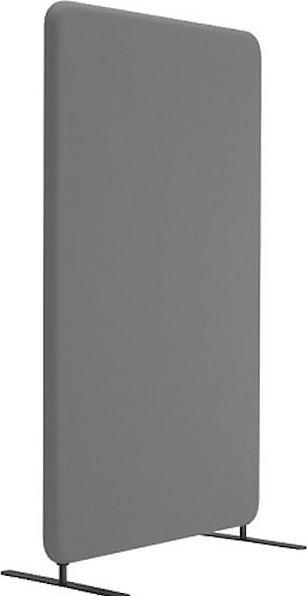 kaiserkraft Softline Event acoustic partition, HxW 1500 x 800 mm, fabric, grey.