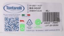 Produktbild Tontarelli Mülleimer mit Deckel 45l grosser Reifen (45 l)