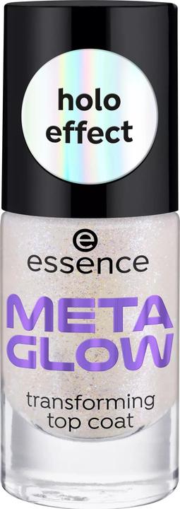 essence Topcoat Meta Glow Transforming (Silver, Top coat)