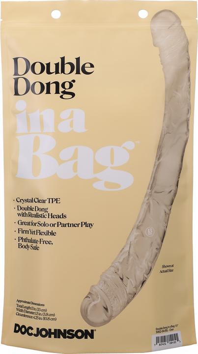 Image du produit Doc Johnson Double Dong - 13 inch / 33 cm - Clear