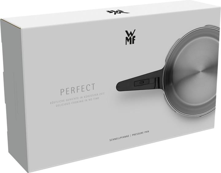 Produktbild WMF Schnellbratpfanne 3l Schnellkochtopf ohne Deckel Perfect Induktion Edelstahl (22 cm, Dampfkochtopf, Edelstahl)