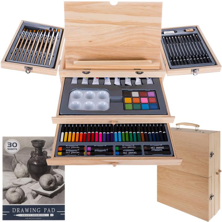 Actual product image Kruzzel Painting set suitcase 83 pieces
