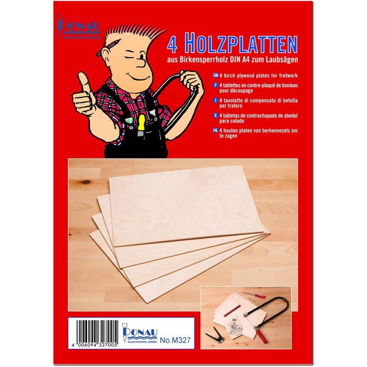 Produktbild Donau Laubsäge-Sperrholzplatten