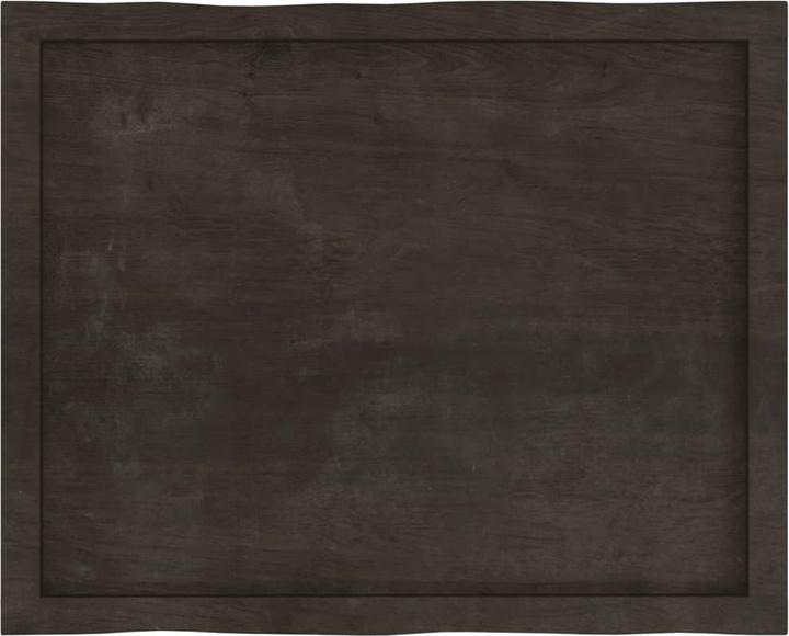 Produktbild VidaXL Tischplatte 80x60x6 cm Massivholz Eiche Behandelt (80 x 60 x 6 cm)