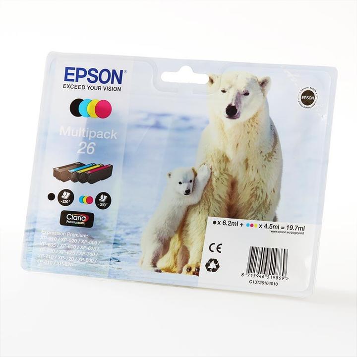 Produktbild Epson Multipack 26 Claria Premium (M, BK, C, Y)