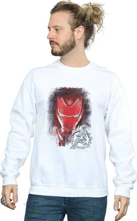 Actual product image Mens Avengers Endgame Iron Man Brushed Cotton Sweatshirt (4XL)