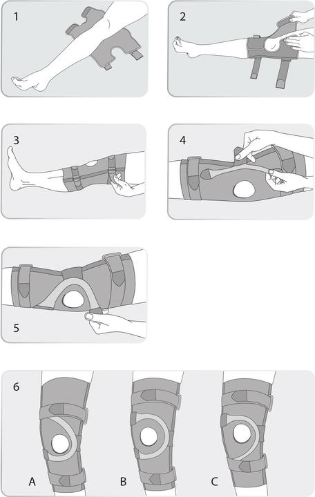 Actual product image BioSkin Q Brace knee brace (XL)