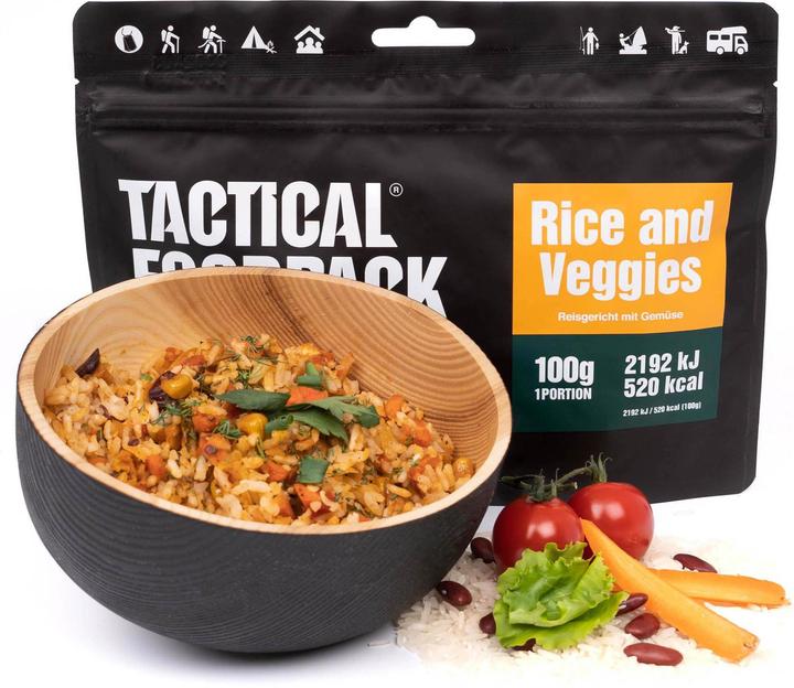 Immagine prodotto Tactical Foodpack Riso e verdure (100 g)