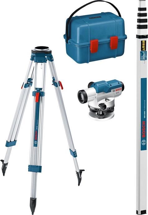 Image du produit Bosch Professional Niveau optique GOL 26 D, avec trépied de construction BT160, jauge GR 500