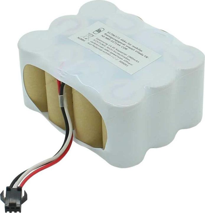 Actual product image XCell Akku für mobiles Reinigungsgerät NiMH 14,4V 2000mAh ersetzt Vileda YX-NI-MH-017144-COR