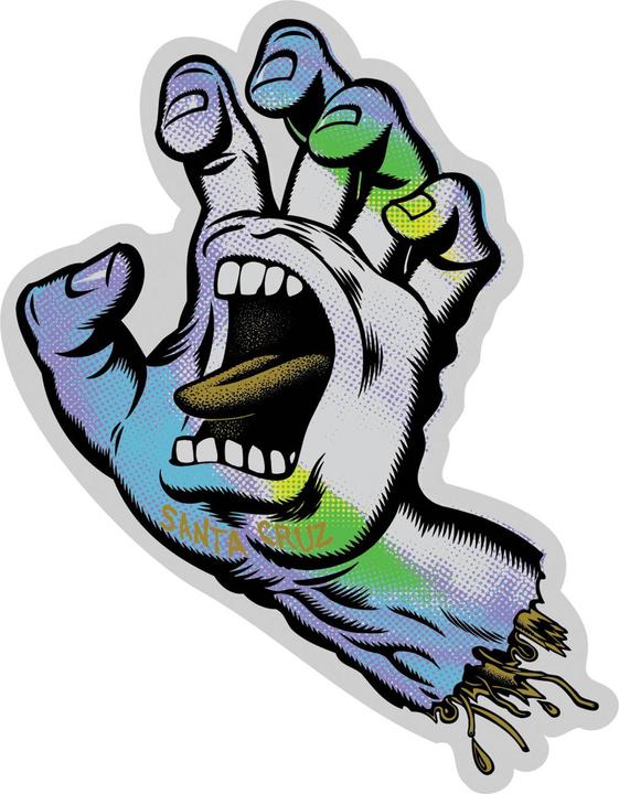 Produktbild Santa Cruz Holo Screaming Hand Sticker 4"