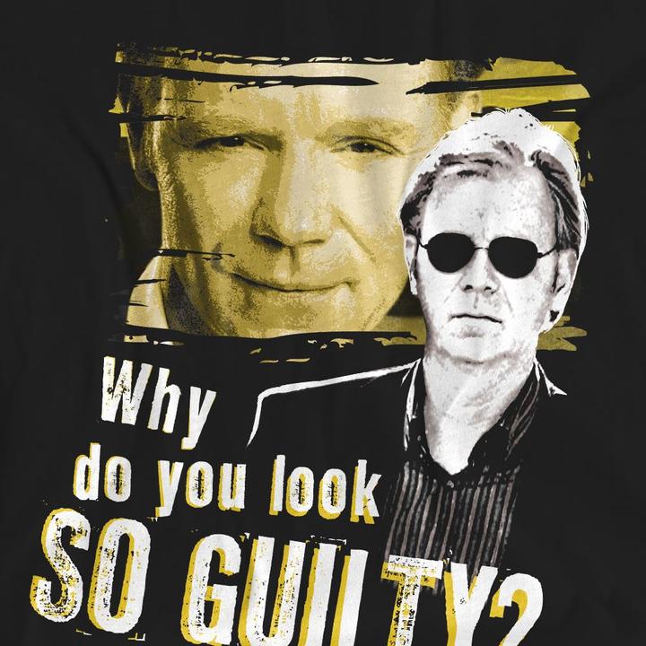 Actual product image CSI: Miami Unisex Adult So Guilty T-Shirt (XL)