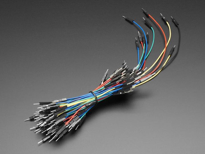 Actual product image Adafruit Jumper Set Breadboard