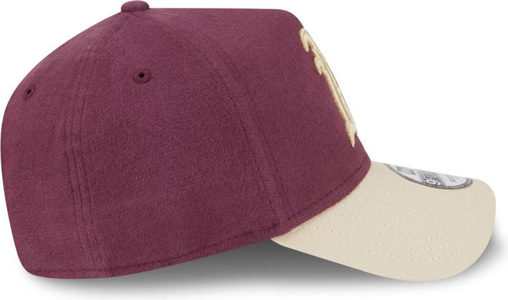 Produktbild New Era A-Frame 9Forty Cap MOLESKIN Oakland Athletics maroon (One Size)