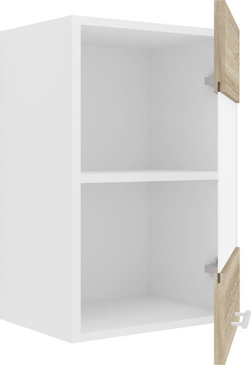 Actual product image VCM Kitchen Cabinet Width 40 cm Matt Glass Door Wall Cabinet Kitchen Kitchen Furniture Esilo (60 x 40 x 31 cm)