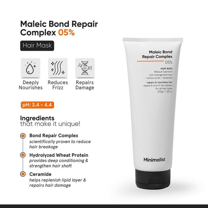 Immagine prodotto Minimalist Maleic Bond Repair Complex 5% Maschera per capelli