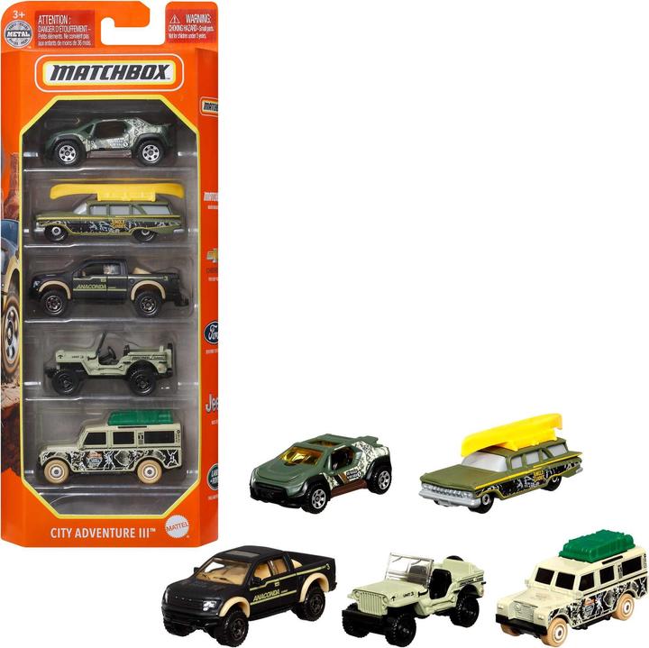 Matchbox 5er-Geschenkset Sortiment