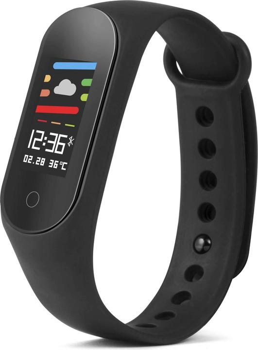 Produktbild Technaxx TX-HR6 2,44 cm (0.96" ) Activity Tracker Armband Schwarz IP67 (18.90 mm)