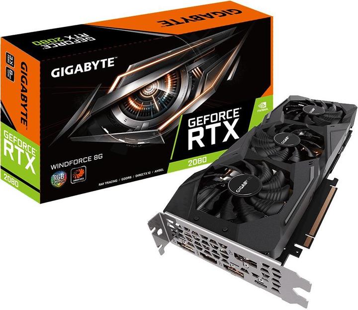 Immagine prodotto Gigabyte GeForce RTX 2080 Windforce 8G (8 GB)