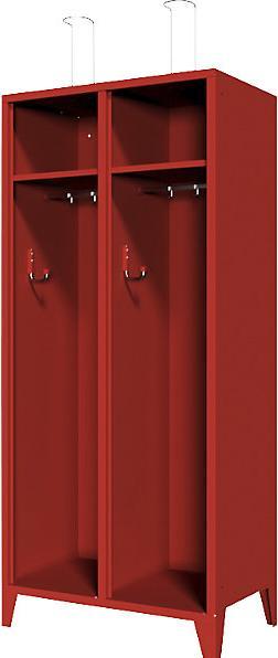 Produktbild Pavoy Feuerwehrschrank mit Füssen (83 cm, 185 cm)