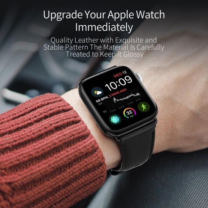 Immagine prodotto Dux Ducis Cinturino YA (38 mm, 40 mm, 41 mm, Vera pelle, Apple Watch Series 1, Apple Watch Series 2, Apple Watch Series 3, Apple Watch Serie 4, Apple Watch Serie 5, Apple Watch Serie 6, Apple Watch Series 7, Apple Watch Series 8, Apple Watch Series 9, Apple Watch SE)