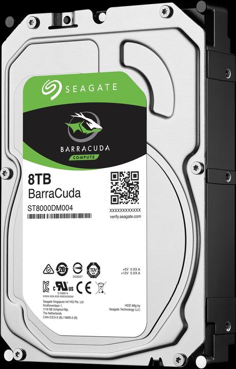 Produktbild Seagate BarraCuda (8 TB, 3.5", SMR)
