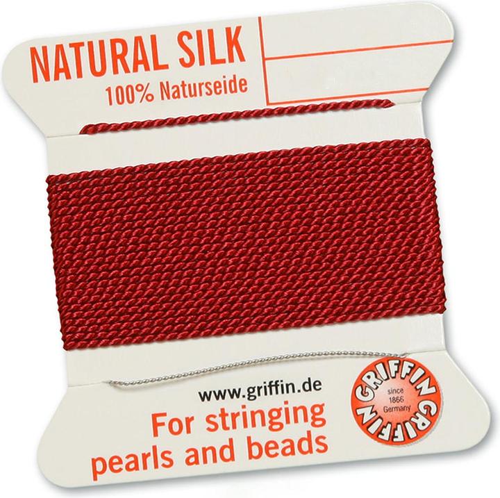 Produktbild Leyda Naturseide 2 Meter mit Nadel