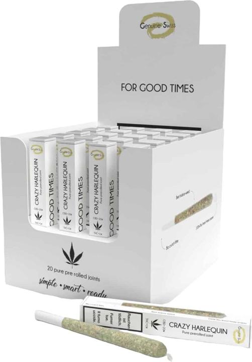 Genuine Swiss Pre Rolled Party Box (Crazy Harlequin) (227 g, Intérieur)