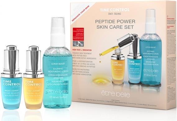 Produktbild être belle Time Control Peptide Power Skin Care Set + Skin Scrubber
