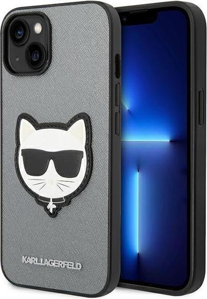 Produktbild Karl Lagerfeld Hard Cover Choupette Head Case Silver, for iPhone 14 Pro Max, KLHCP14XSAPCHG (Apple iPhone 14 Pro Max)