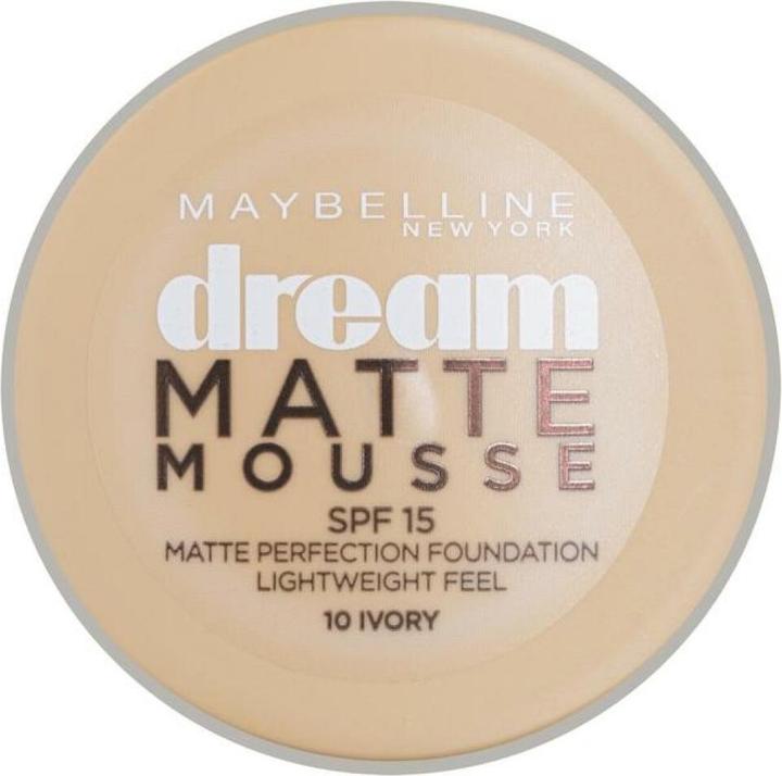 Actual product image Maybelline New York Dream Matte Mousse (10 Ivory)