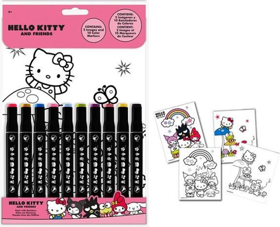 Image du produit Hello Kitty Set peinture avec stylos